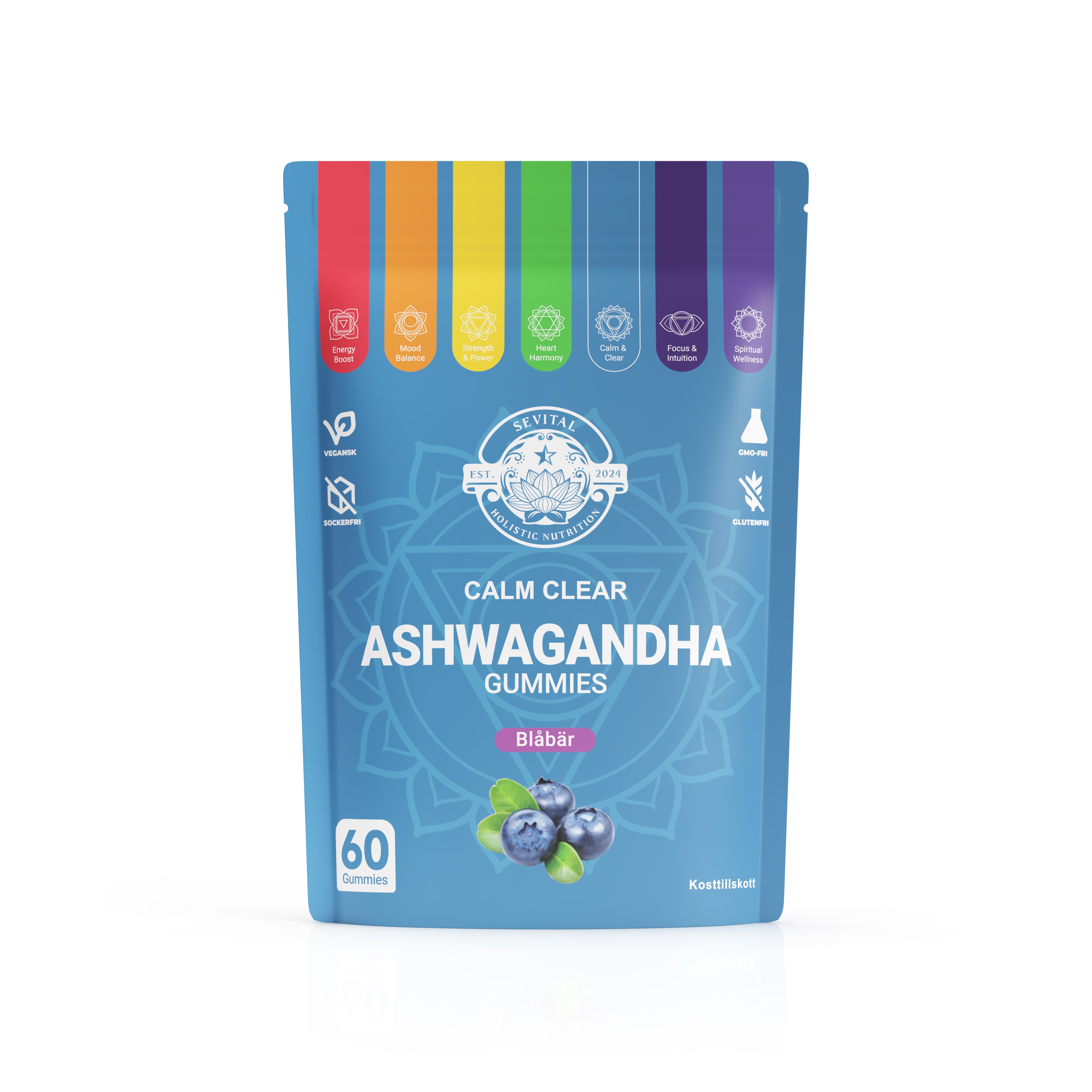 Ashwagandha Gummies 60 st | Ashwagandha Tuggisar