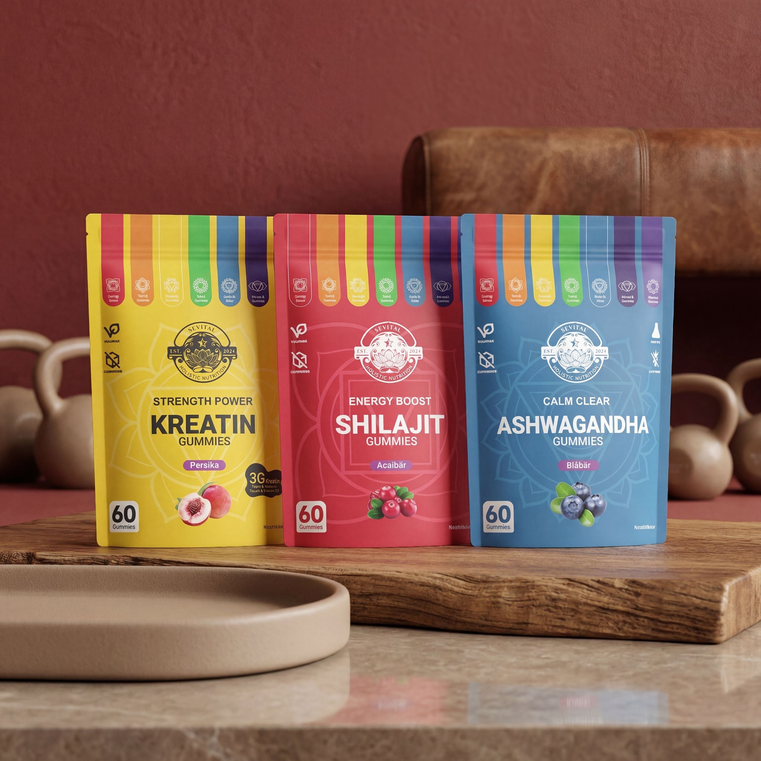 Power & Performance Pack | Kreatin, Shilajit & Ashwagandha Gummies