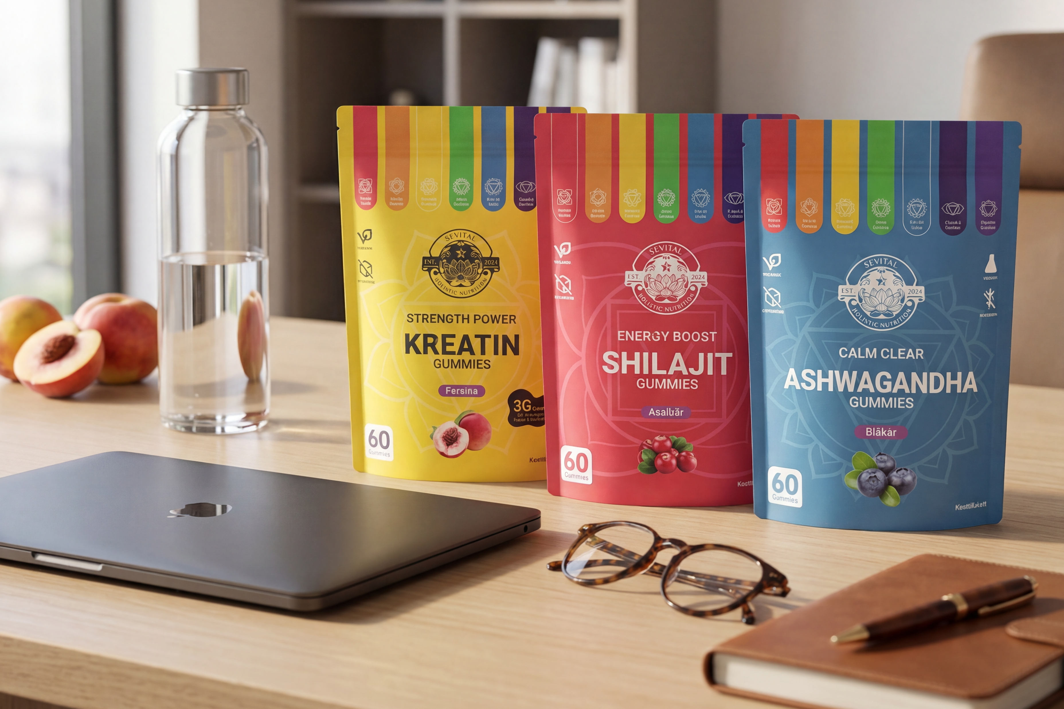Kreatin Shilajit Ashwagandha Gummies