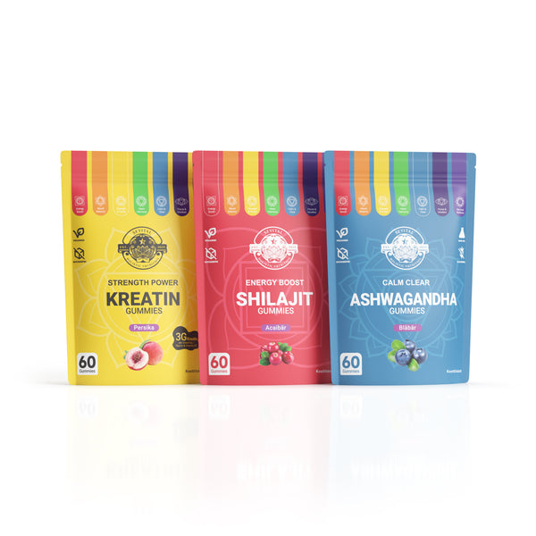 Power & Performance Pack | Kreatin, Shilajit & Ashwagandha Gummies