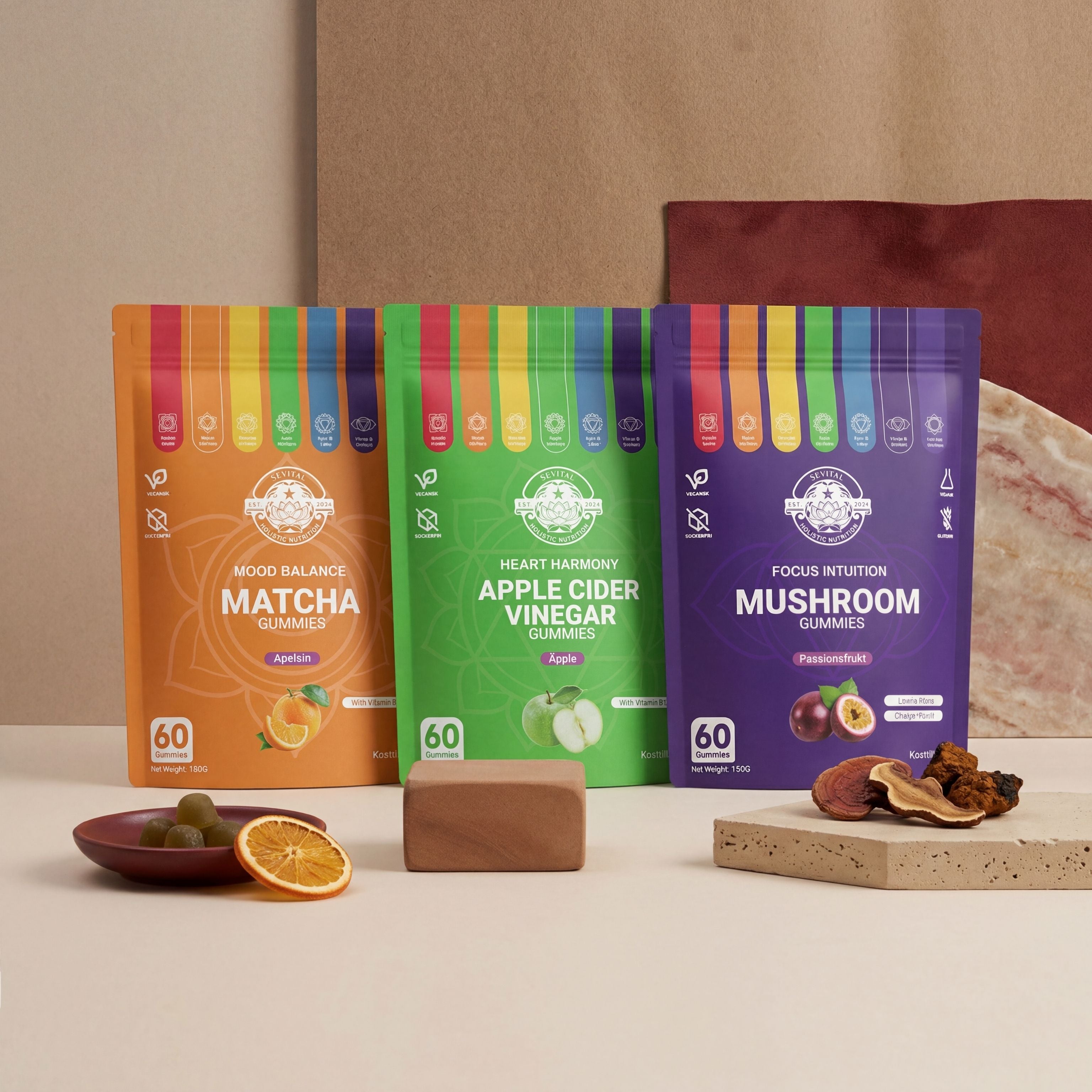 The Holistic Harmony Pack | Matcha, svamp & äppelcidervinäger