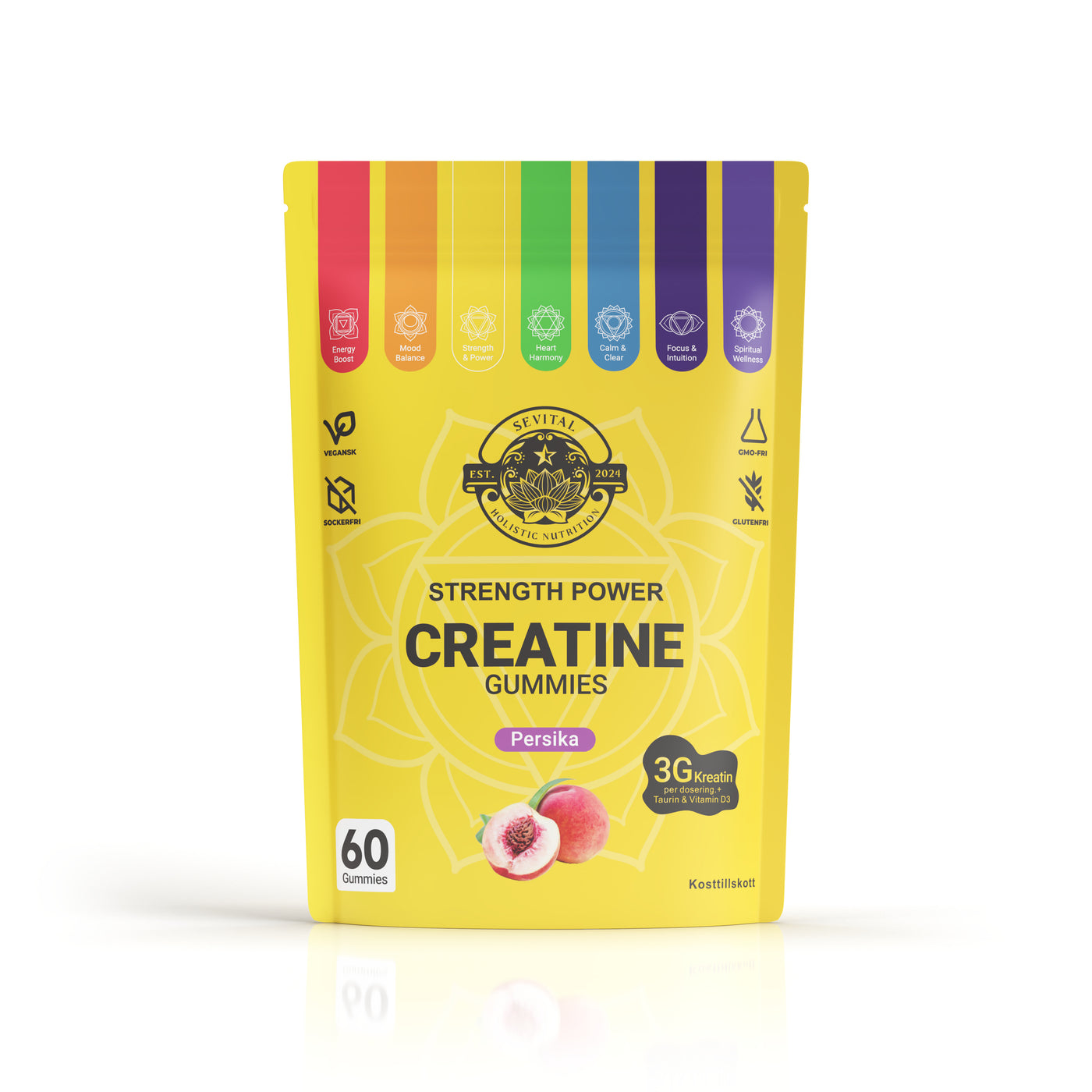 Kreatin Gummies 60 st | Kreatin Monohydrat tuggisar