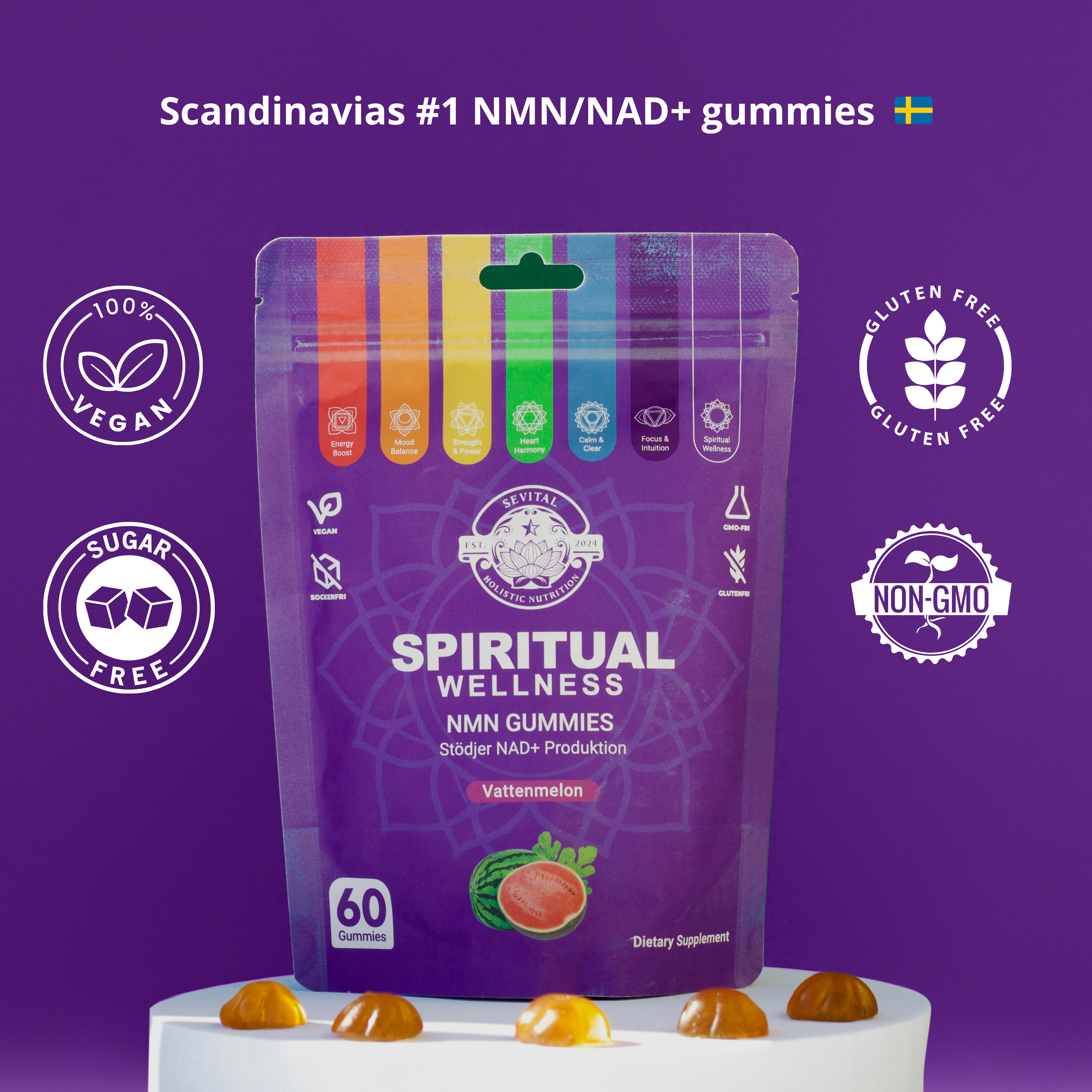 Longevity Pack | Kreatin- & NMN-gummies