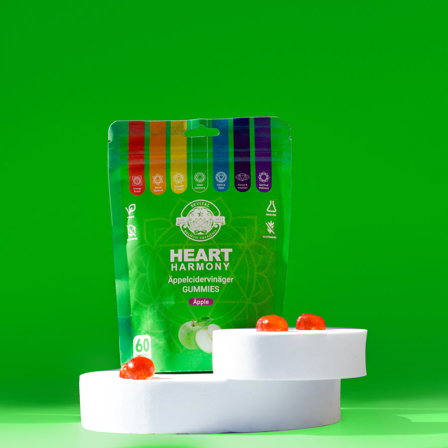 Äppelcidervinäger Gummies 60st | Vitamin B12, Folsyra