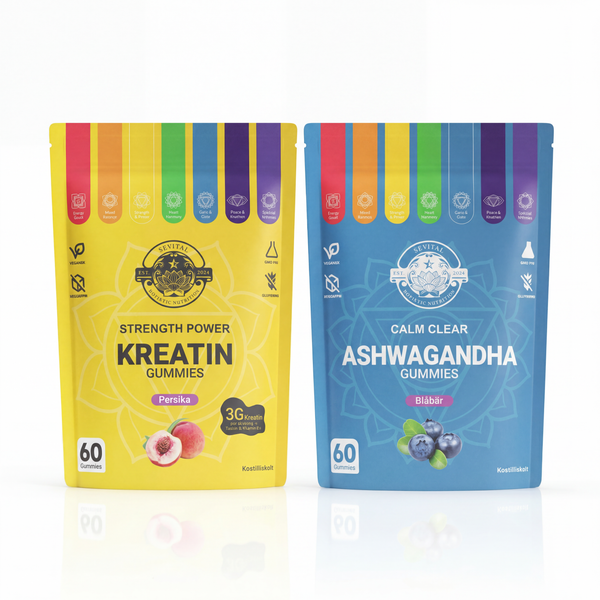 Sverige Pack VM 2026 | Kreatin & Ashwagandha Gummies